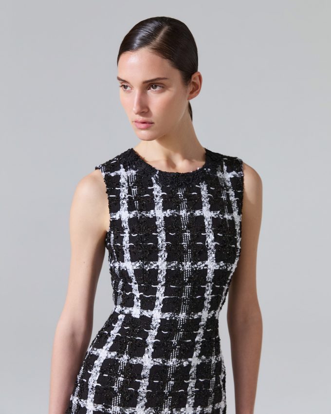 Lurex Tweed Sheath Dress