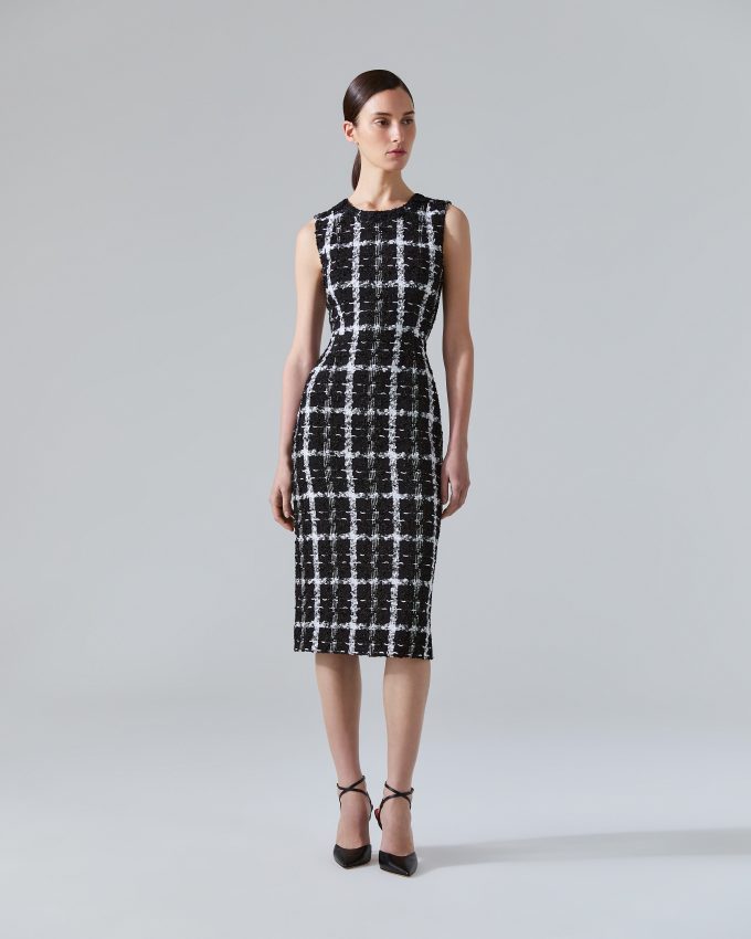 Lurex Tweed Sheath Dress
