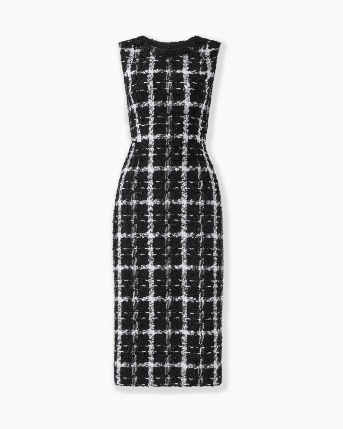 Lurex Tweed Sheath Dress