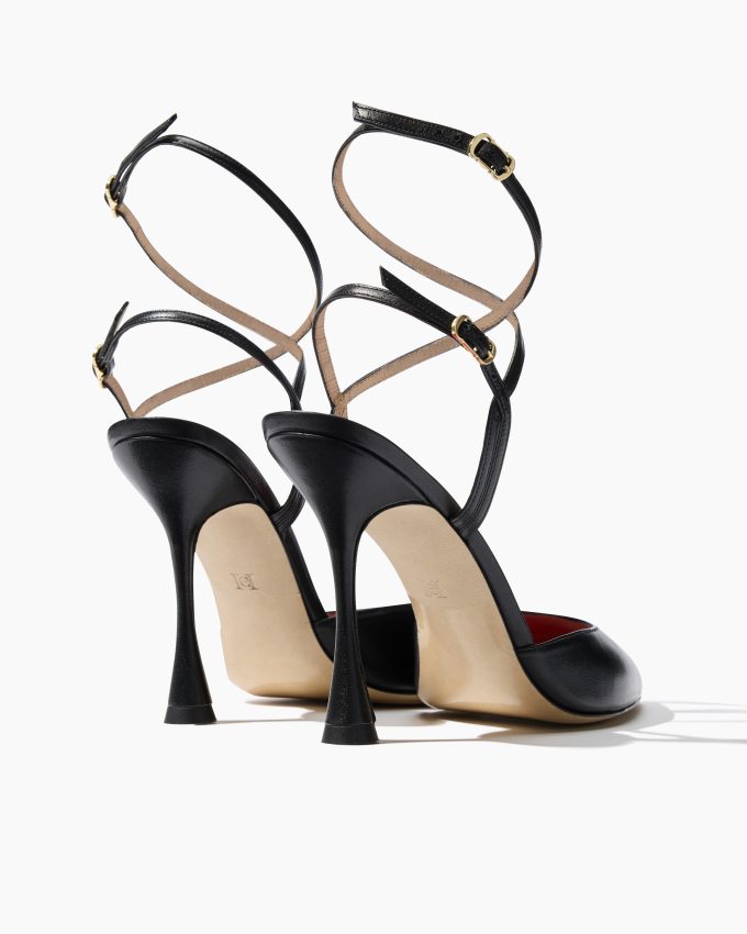 Strappy Pump in Leather