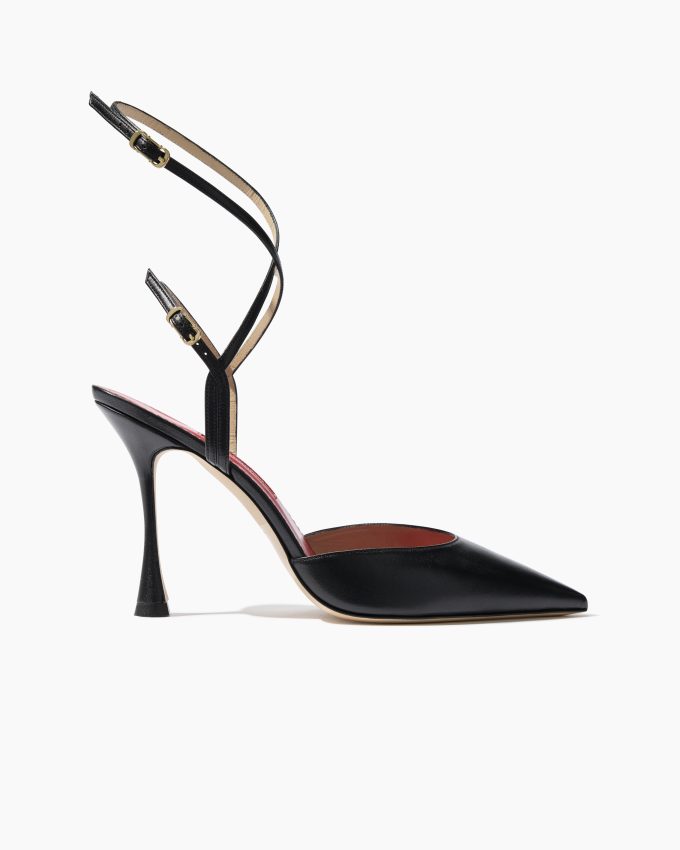 Strappy Pump in Leather