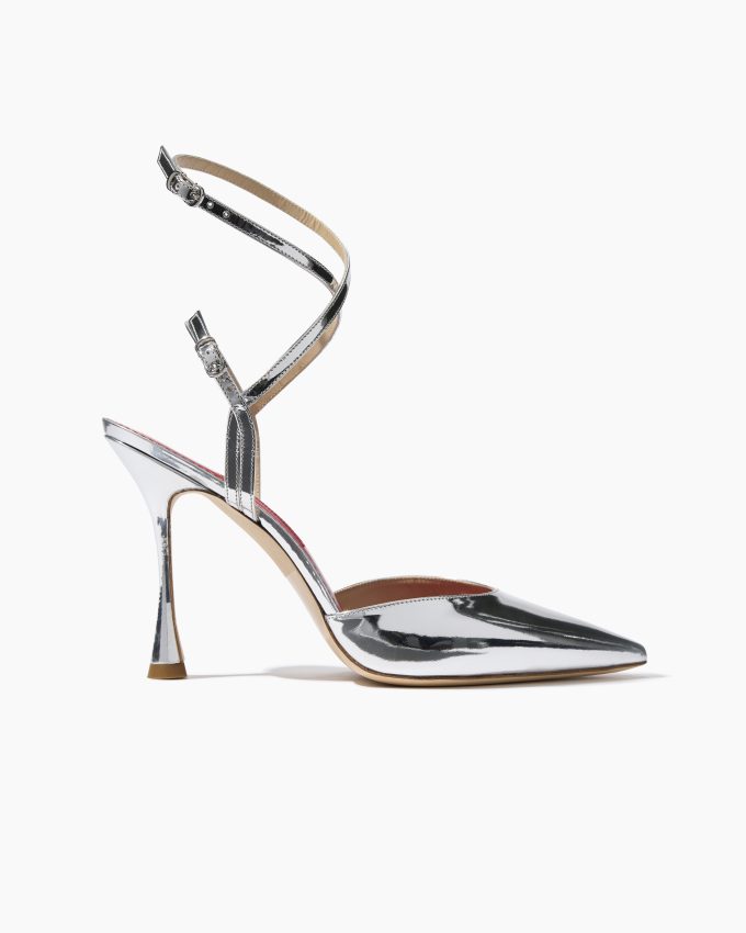 Strappy Pump in Spazzolato Leather