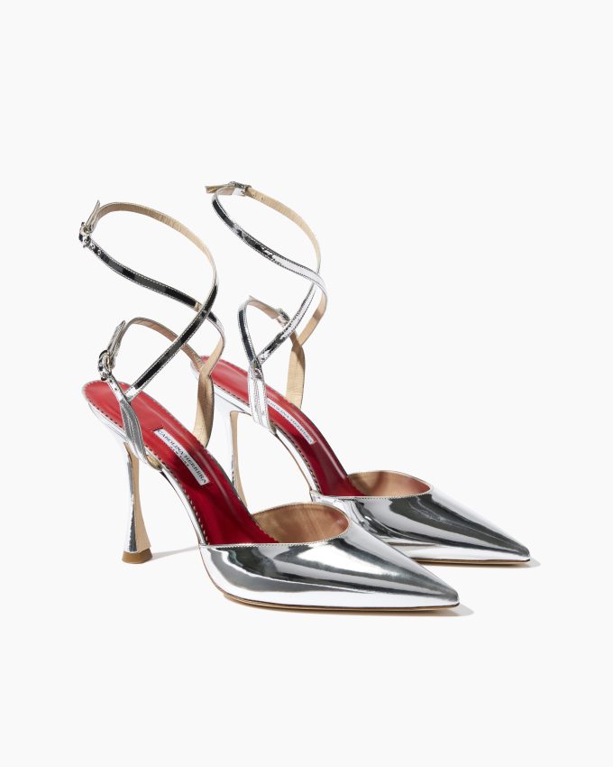 Strappy Pump in Spazzolato Leather