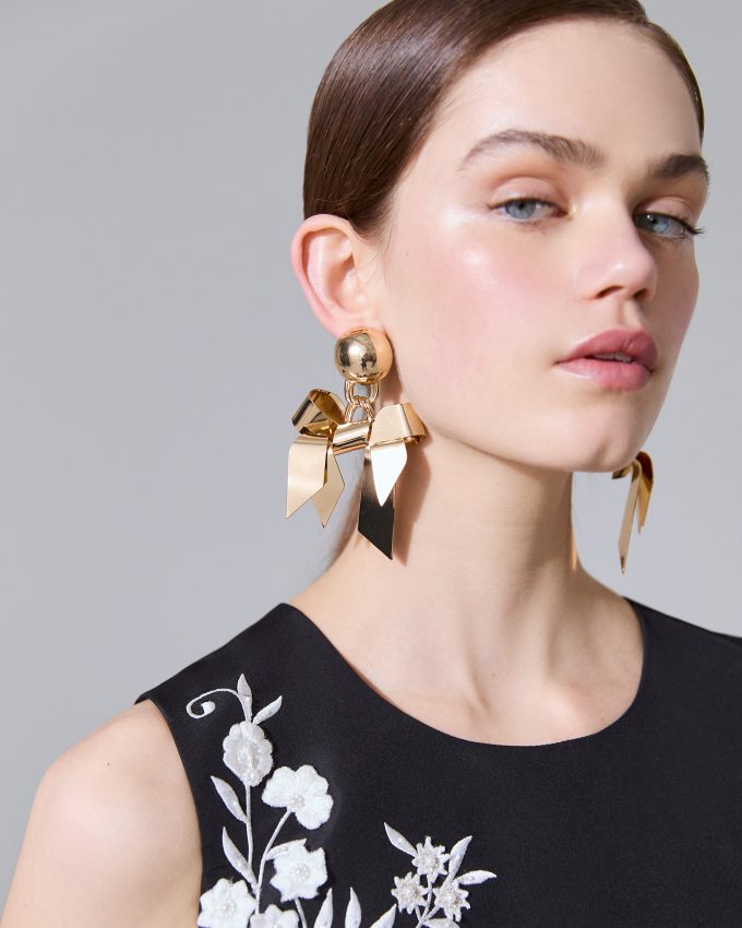 Bow Drop Earrings
