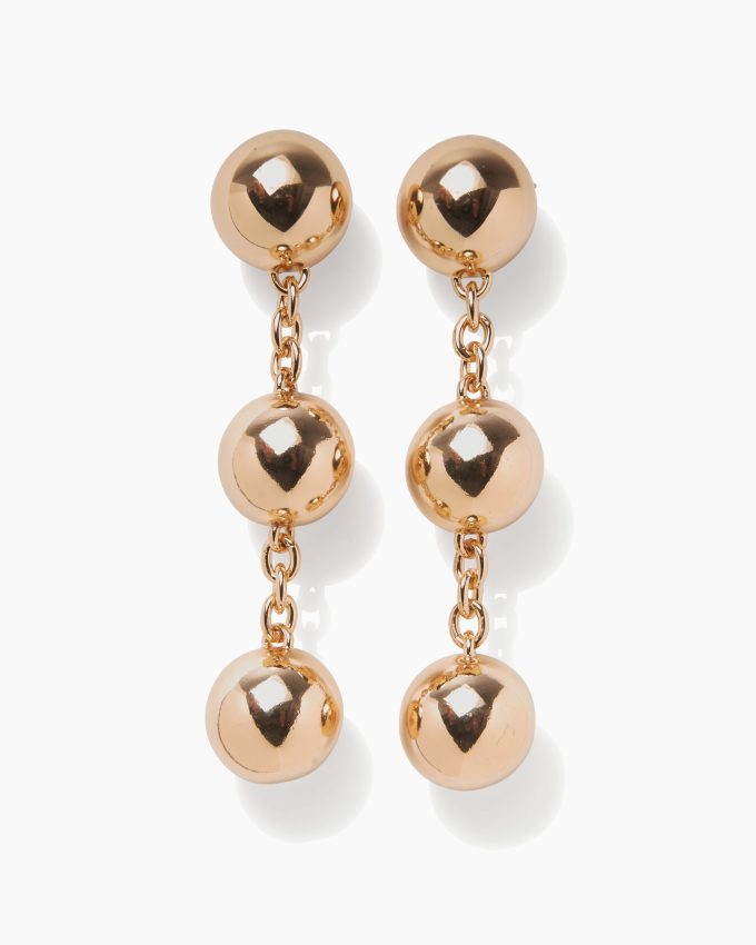 Triple Ball Drop Earrings