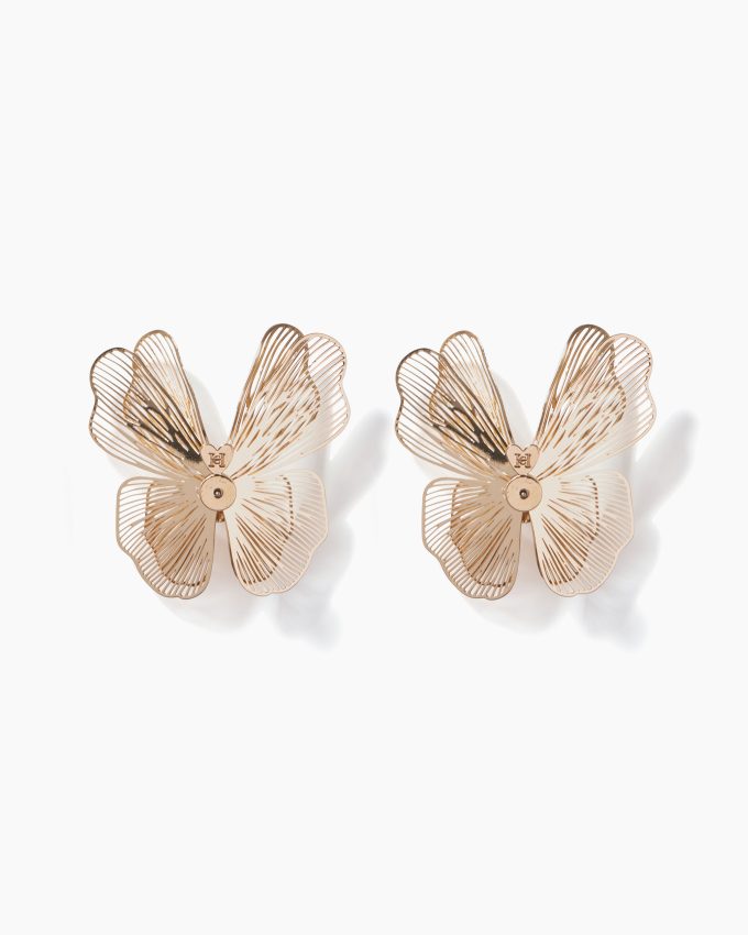 Lasercut Butterfly Stud Earrings