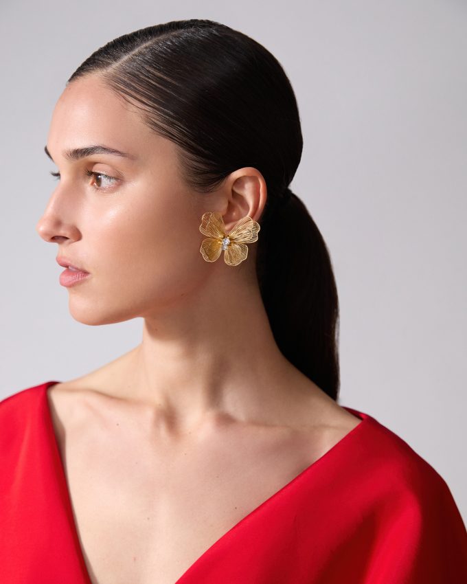 Lasercut Butterfly Stud Earrings