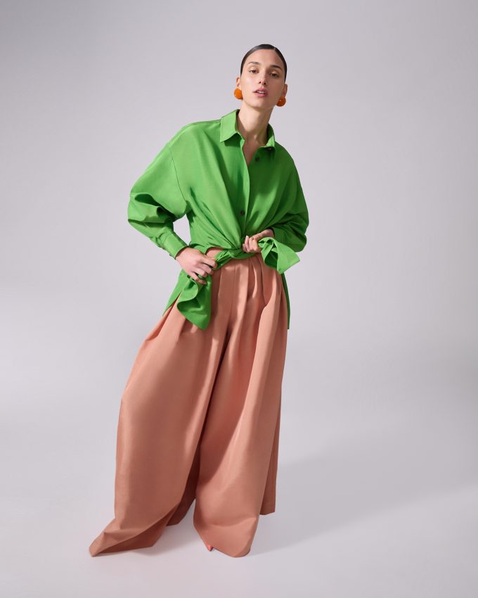 Palazzo Wide-Leg Pants