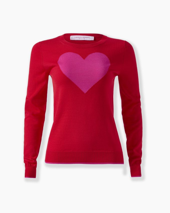 Intarisa-Knit Heart Sweater