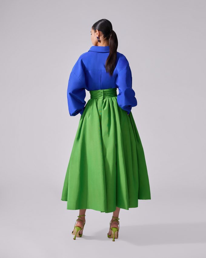 Oversized Tie-Front Shirt