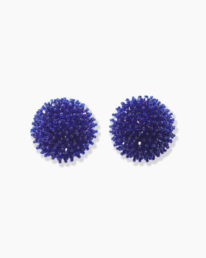 Beaded Dome Earrings