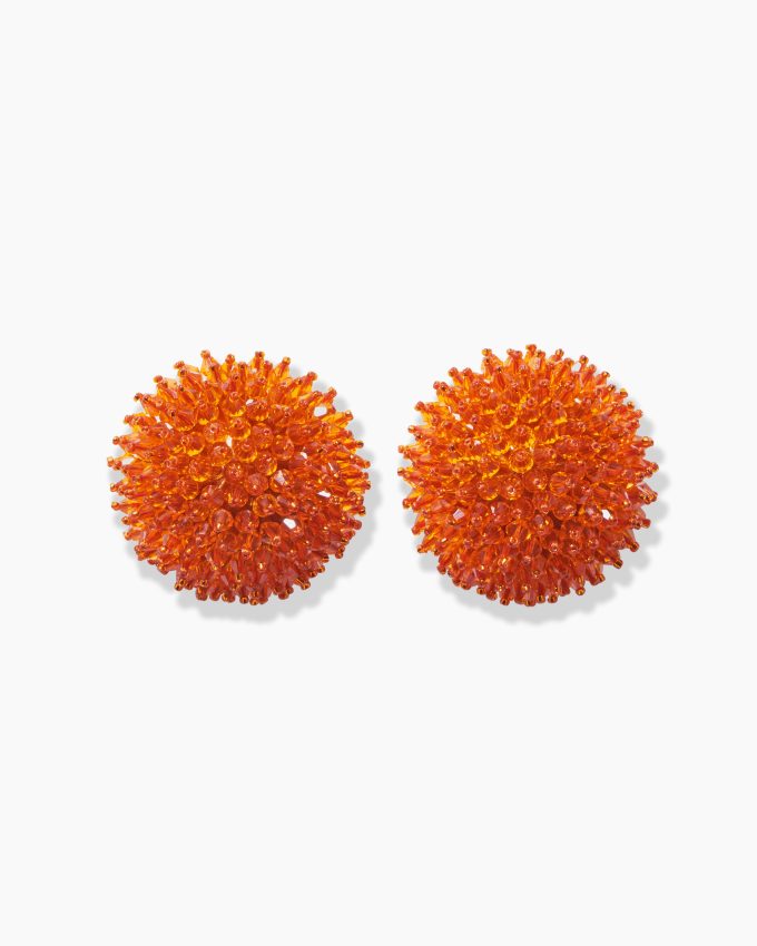 Beaded Dome Earrings