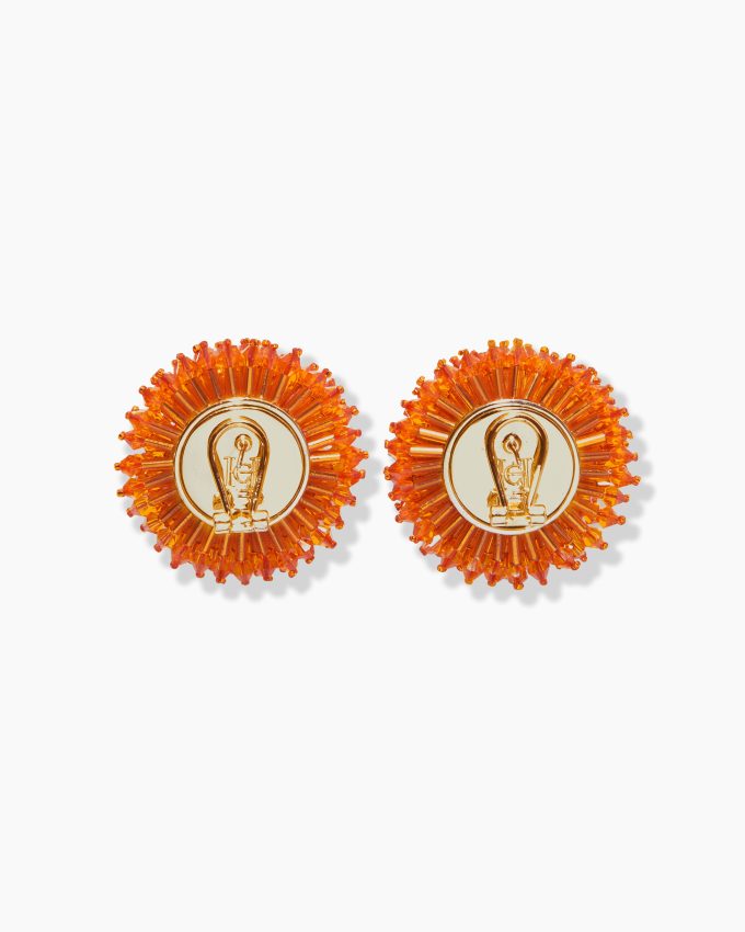 Beaded Dome Earrings
