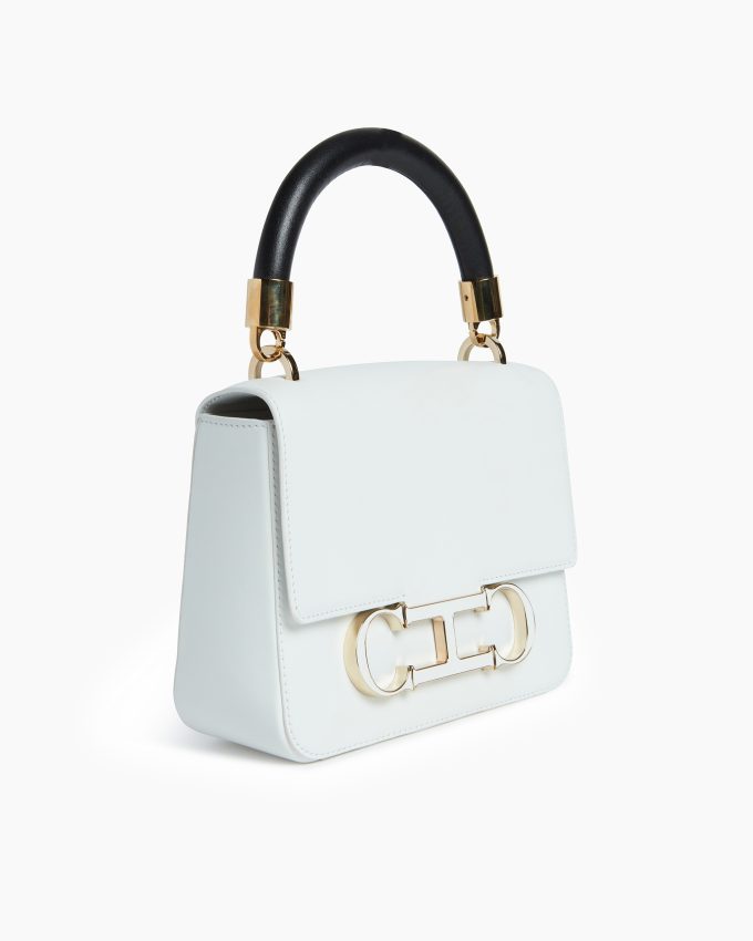 Initials Insignia Top Handle - Medium Handbag