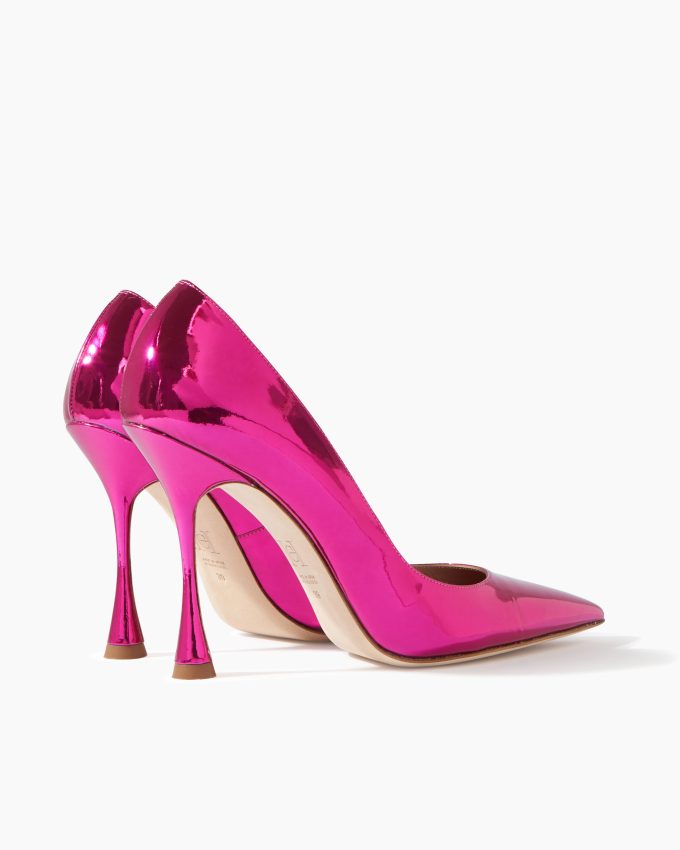 Metallic Patent Leather Pumps