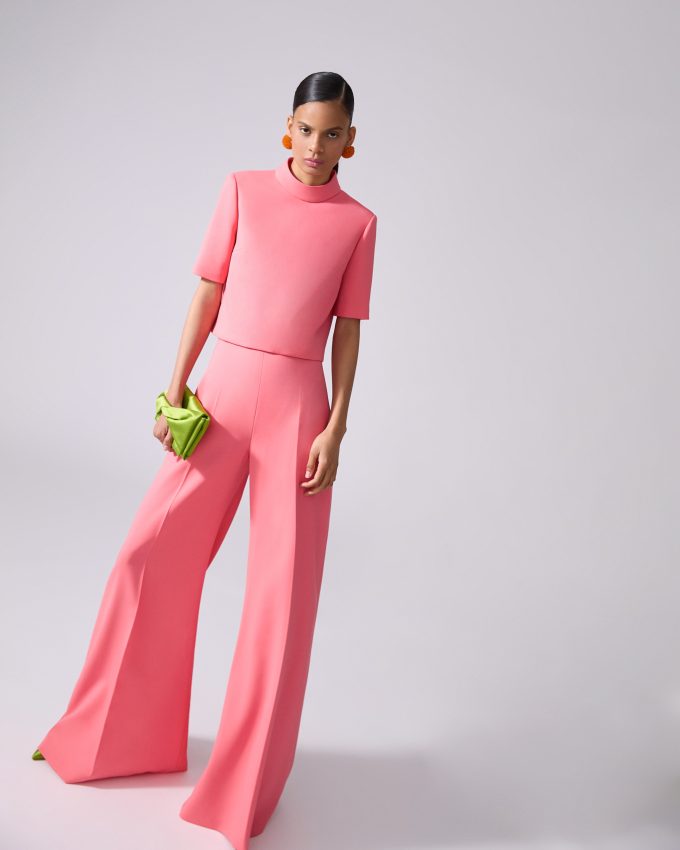 High-Waisted Wide-Leg Pants