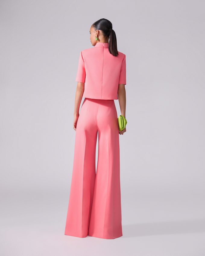 High-Waisted Wide-Leg Pants