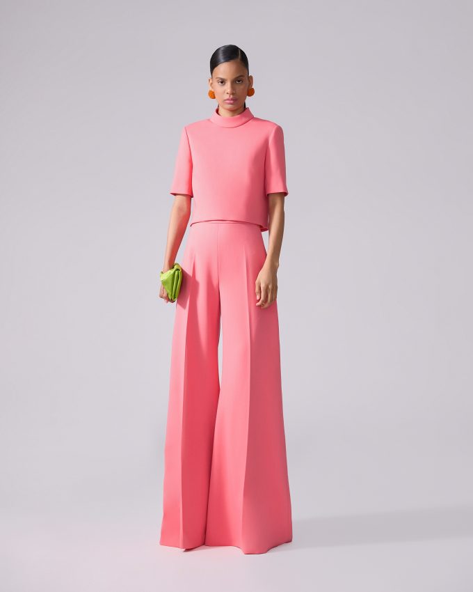 High-Waisted Wide-Leg Pants