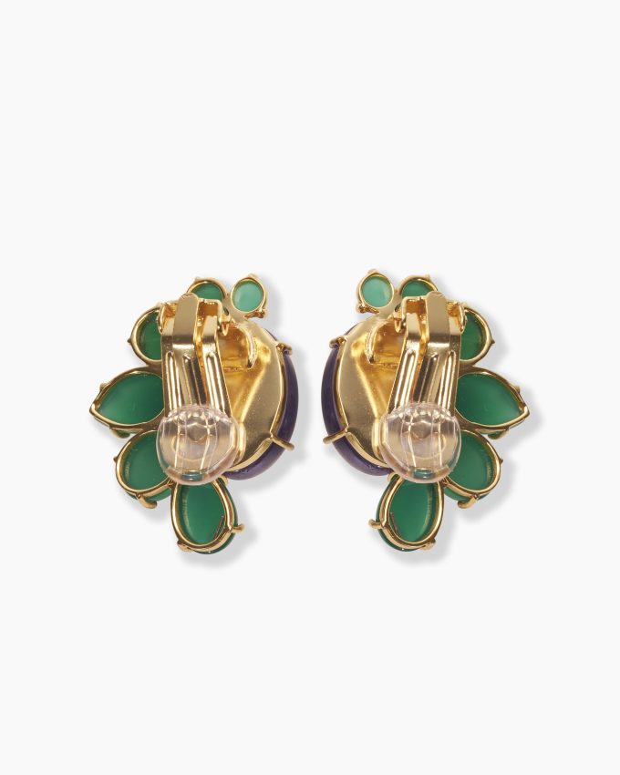 Carolina Herrera x Olympia Babylonia Half Moon Earrings