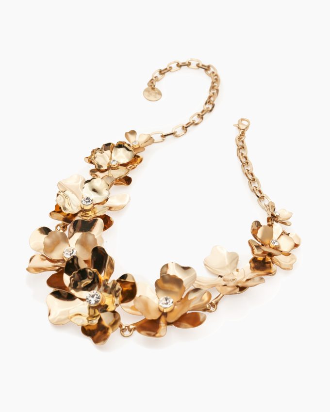 Metal Flower Necklace