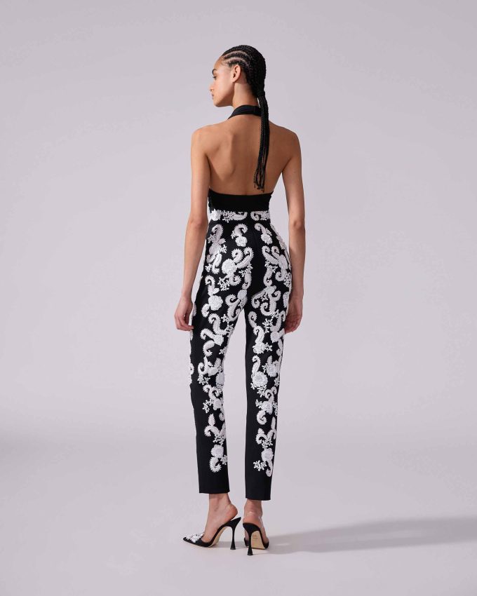 Gathered Jersey Halterneck Top