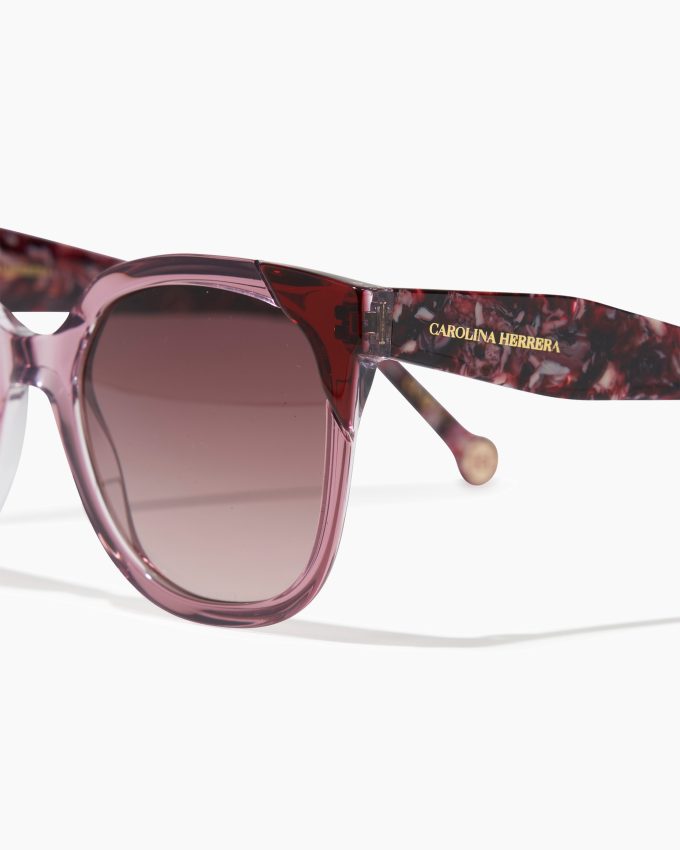 Translucent Square Frame Sunglasses