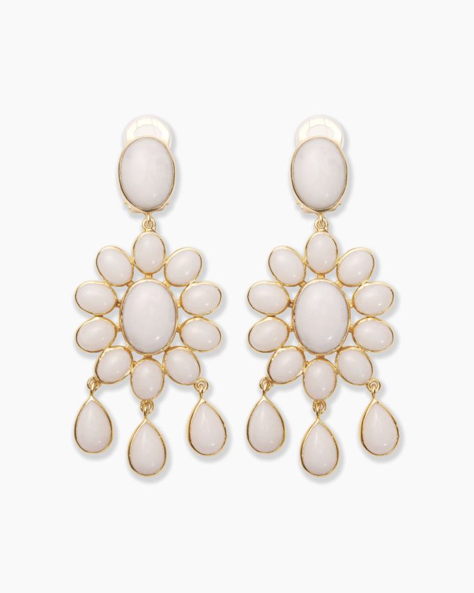 Carolina Herrera x Olympia Babylonia Flower Power Earrings