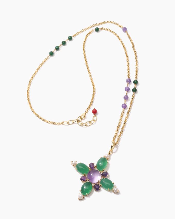 Carolina Herrera x Olympia Babylonia Cross Chain