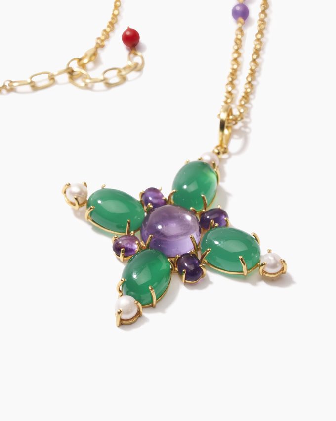 Carolina Herrera x Olympia Babylonia Cross Chain