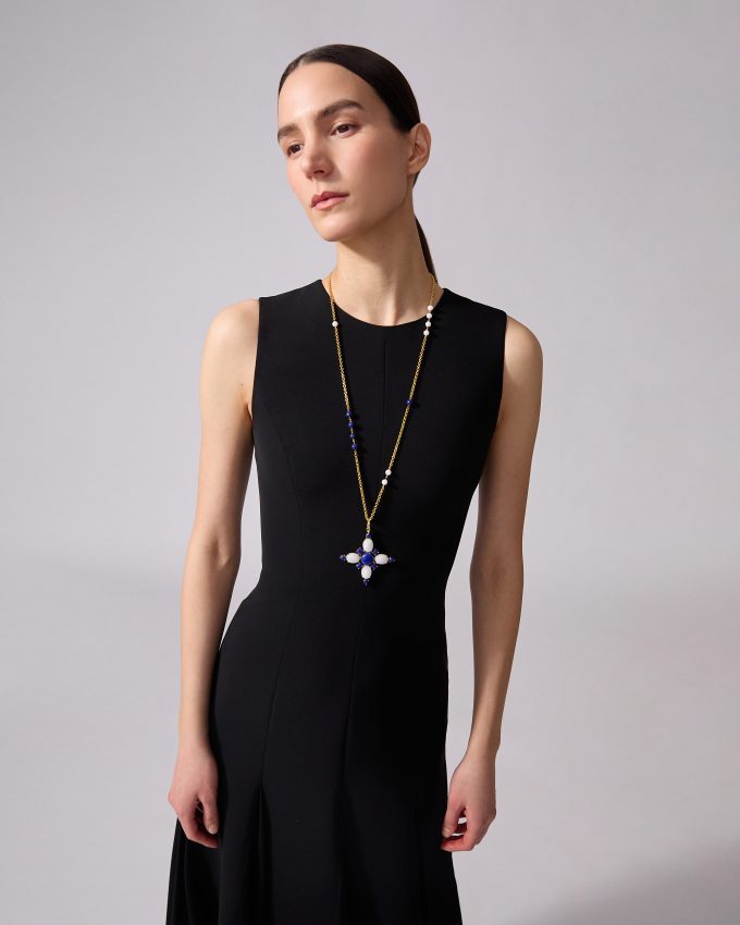 Carolina Herrera x Olympia Babylonia Cross Chain