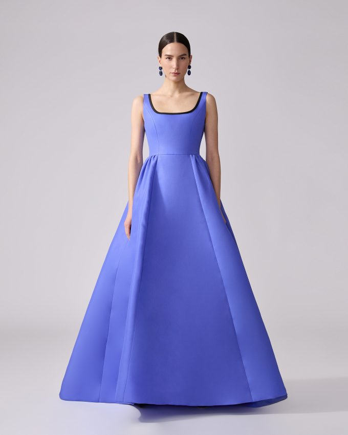 Scoop-Neck Gown