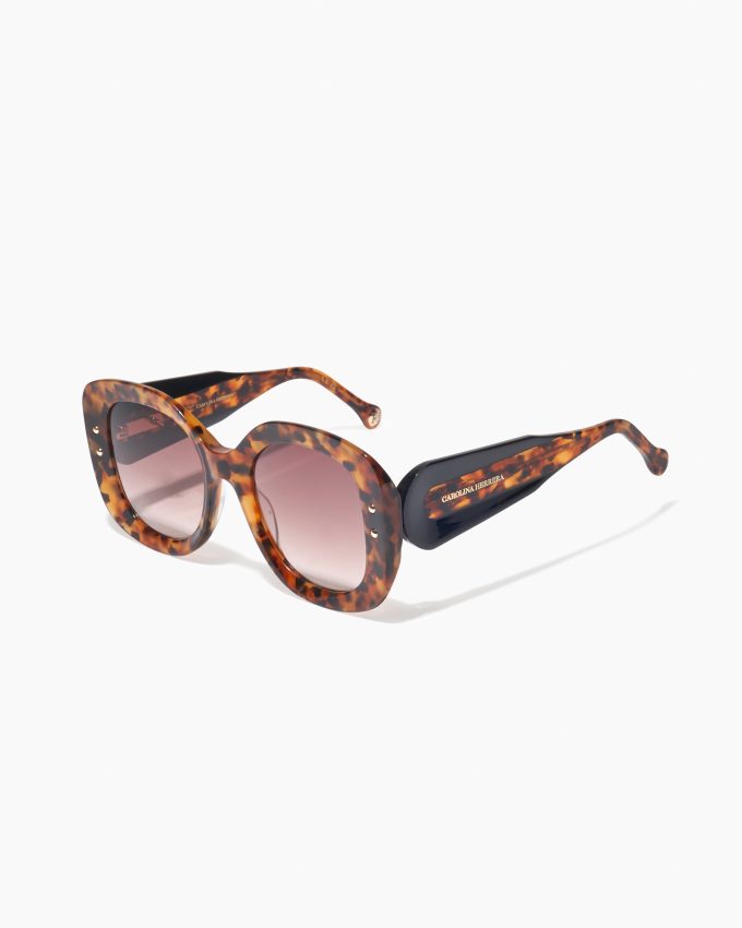 Oversized Sunglasses With Chain
