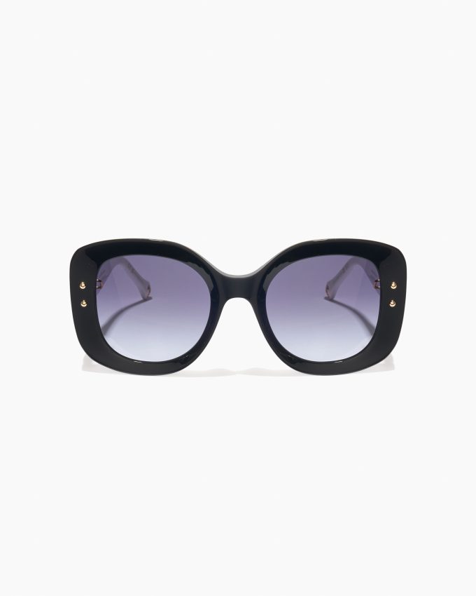 Oversized Sunglasses With Chain