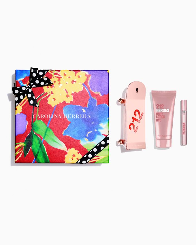 212 Heroes for Her Eau de Parfum 2.7 fl oz, Body Lotion and Megaspritzer