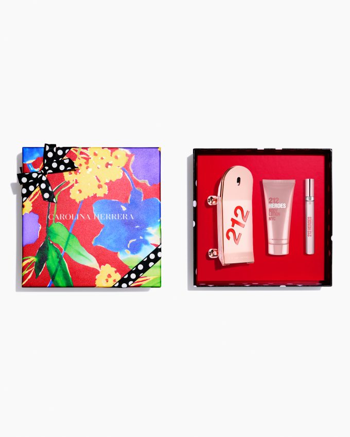 212 Heroes for Her Eau de Parfum 2.7 fl oz, Body Lotion and Megaspritzer