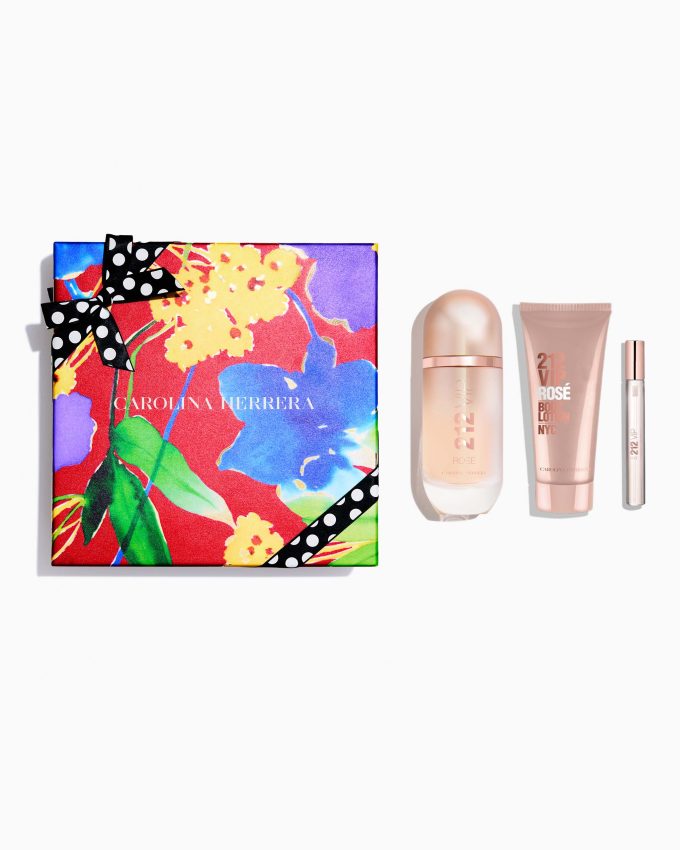 212 VIP Rosé Eau de Parfum 2.7 fl oz, Body Lotion and Megaspritzer