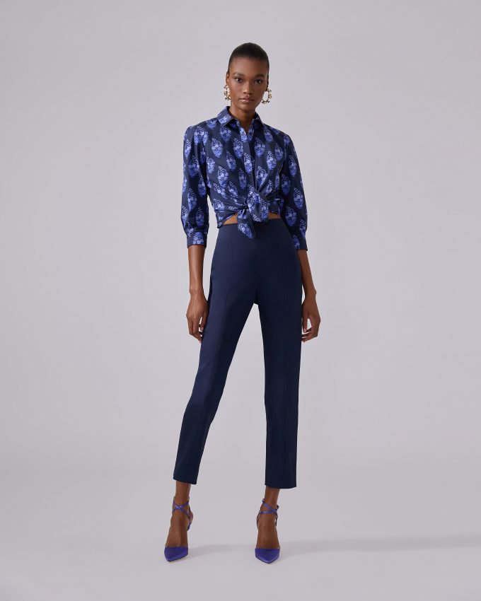 Floral Block-Print Icon Shirt