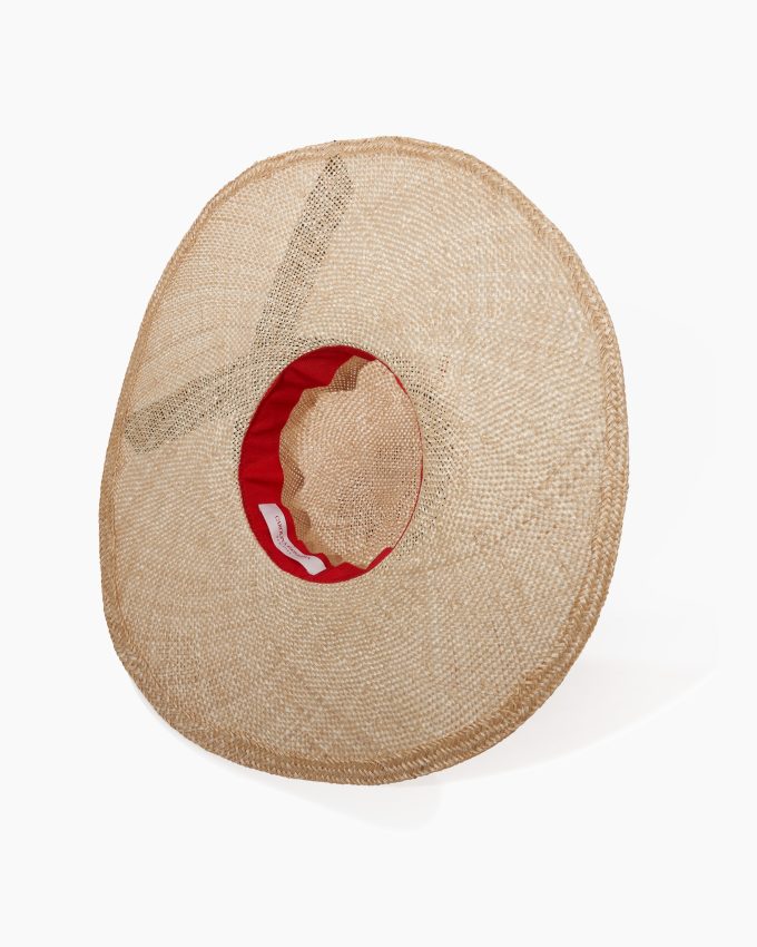 Raffia Ribbon-Tie Hat