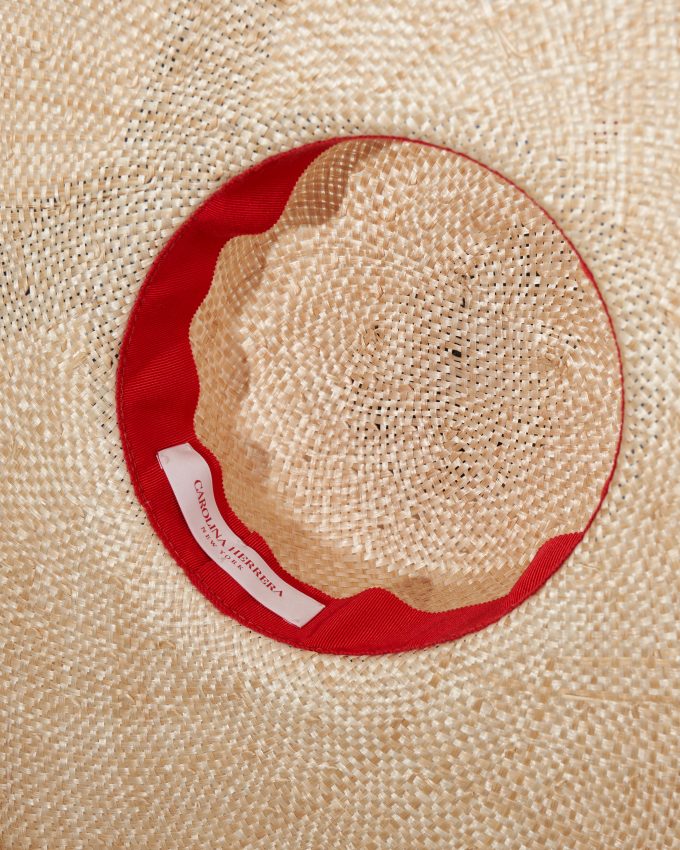 Raffia Ribbon-Tie Hat