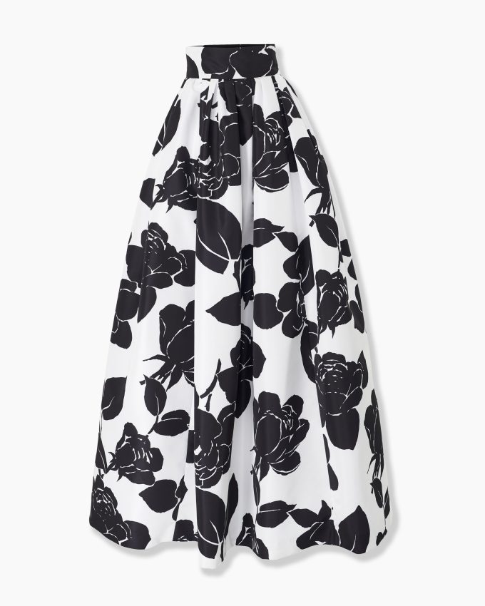 Floral-Print Ball Skirt