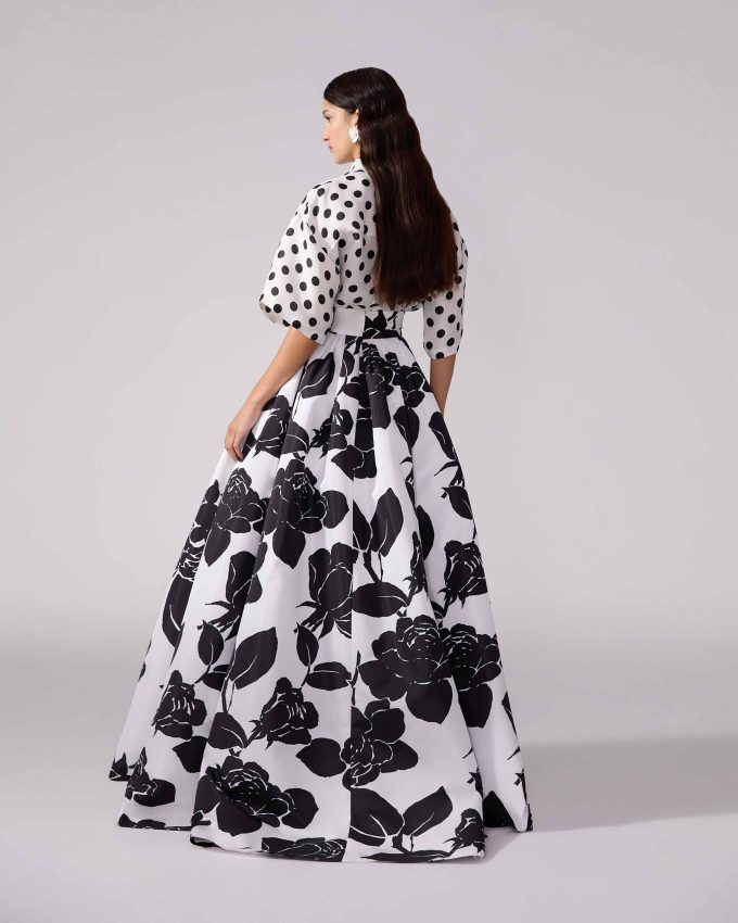 Floral-Print Ball Skirt