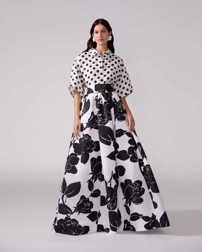 Floral-Print Ball Skirt