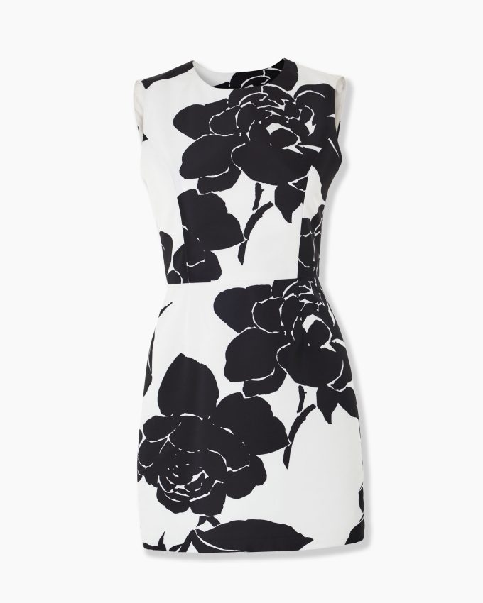 Floral-Print Mini Dress