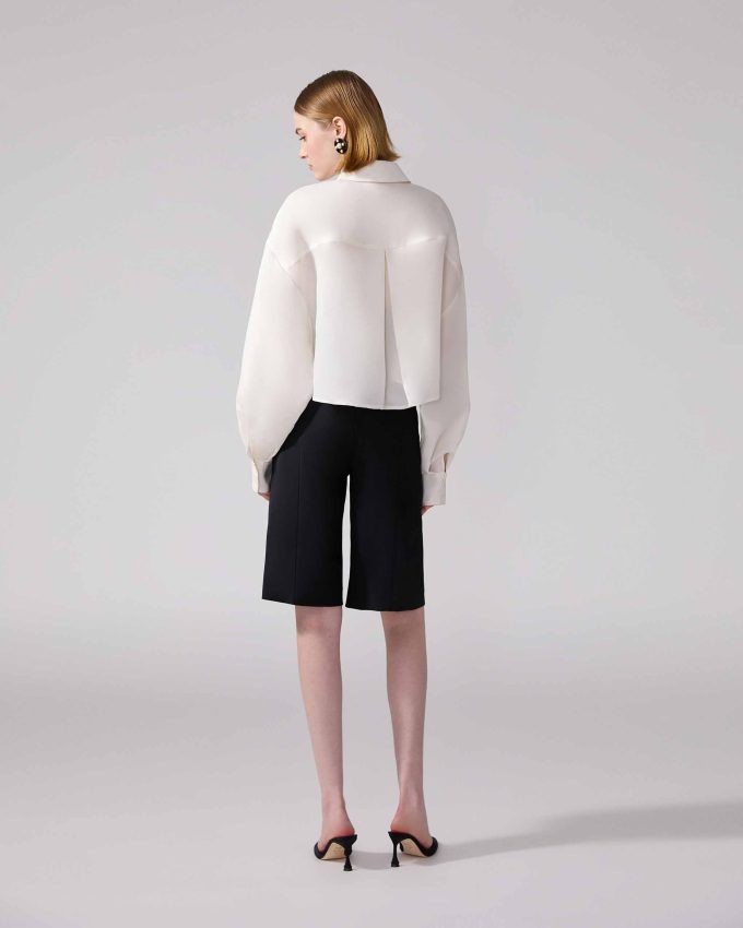Oversized Cropped Shirt
