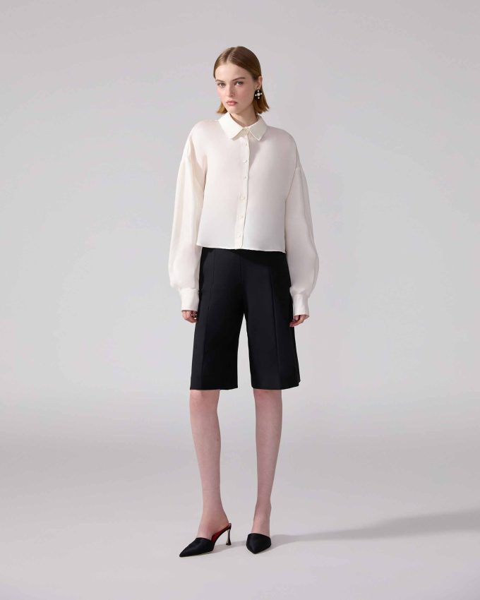 Oversized Cropped Shirt