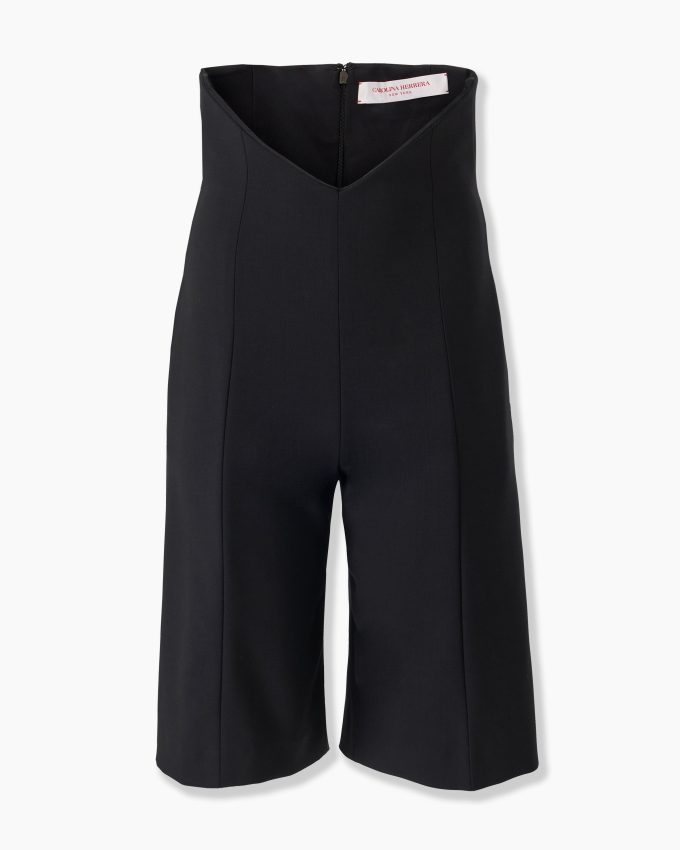 V-Waist Bermuda Shorts