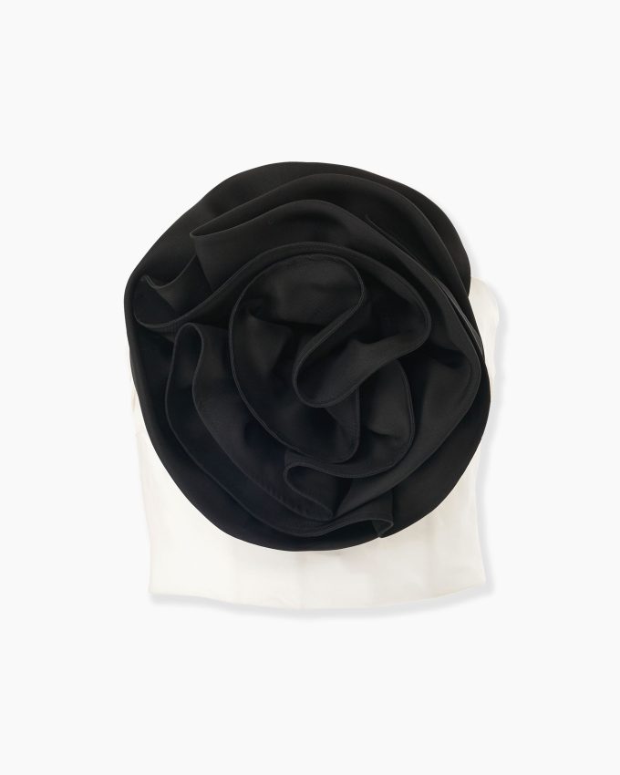 Strapless Rosette Top