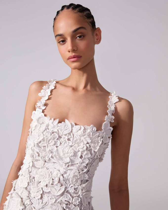 Embroidered Midi Dress