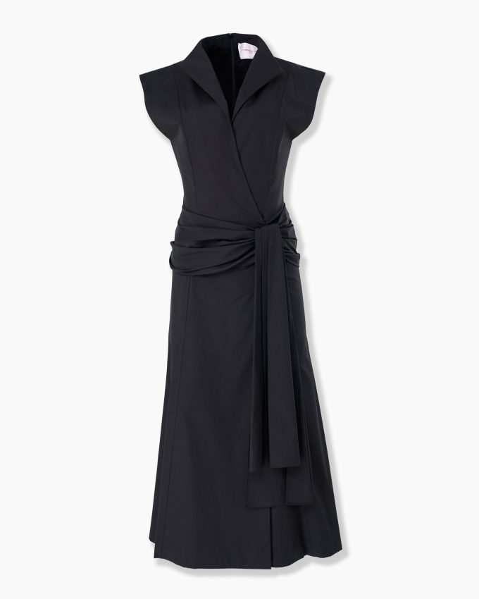 Sleeveless Wrap Dress