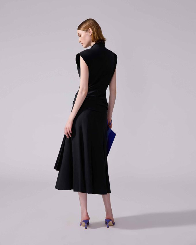 Sleeveless Wrap Dress